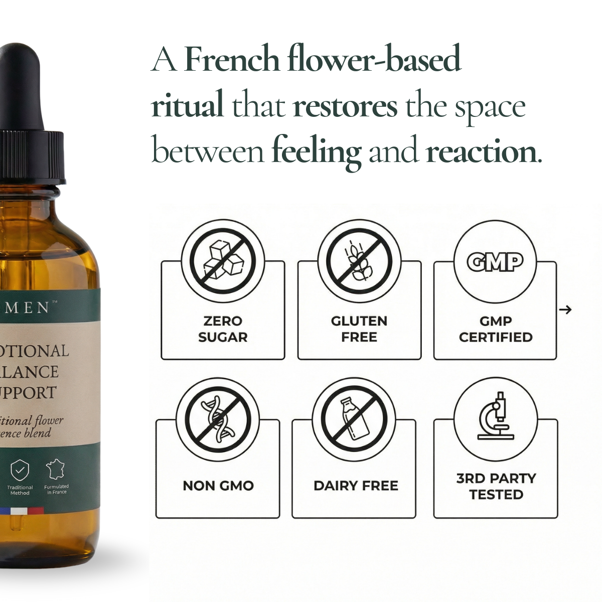 LIMEN™ Emotional Balance Elixir — French Flower Essence Blend