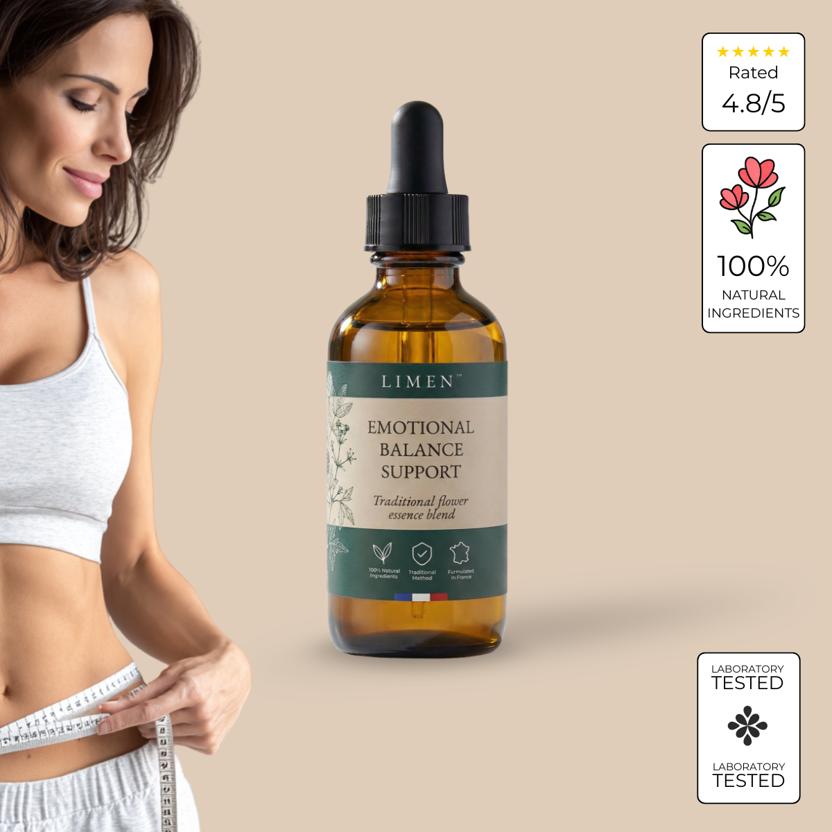 LIMEN™ Emotional Balance Elixir — French Flower Essence Blend